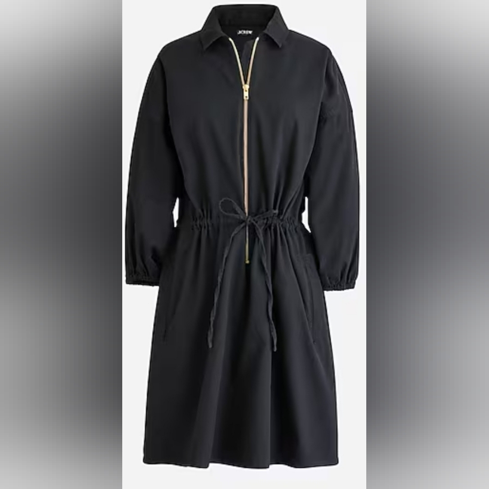 J.Crew cinched up dress in drapey cotton